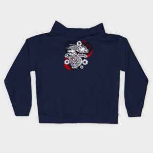 Japanese Dragon Kids Hoodie